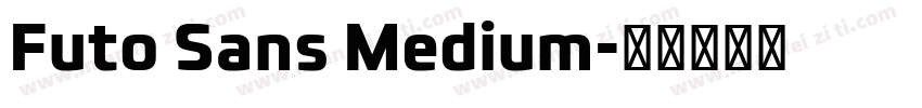 Futo Sans Medium字体转换